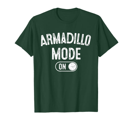 Armadillo Mode On Costume Funny Armor Roller Gift Animal T-Shirt