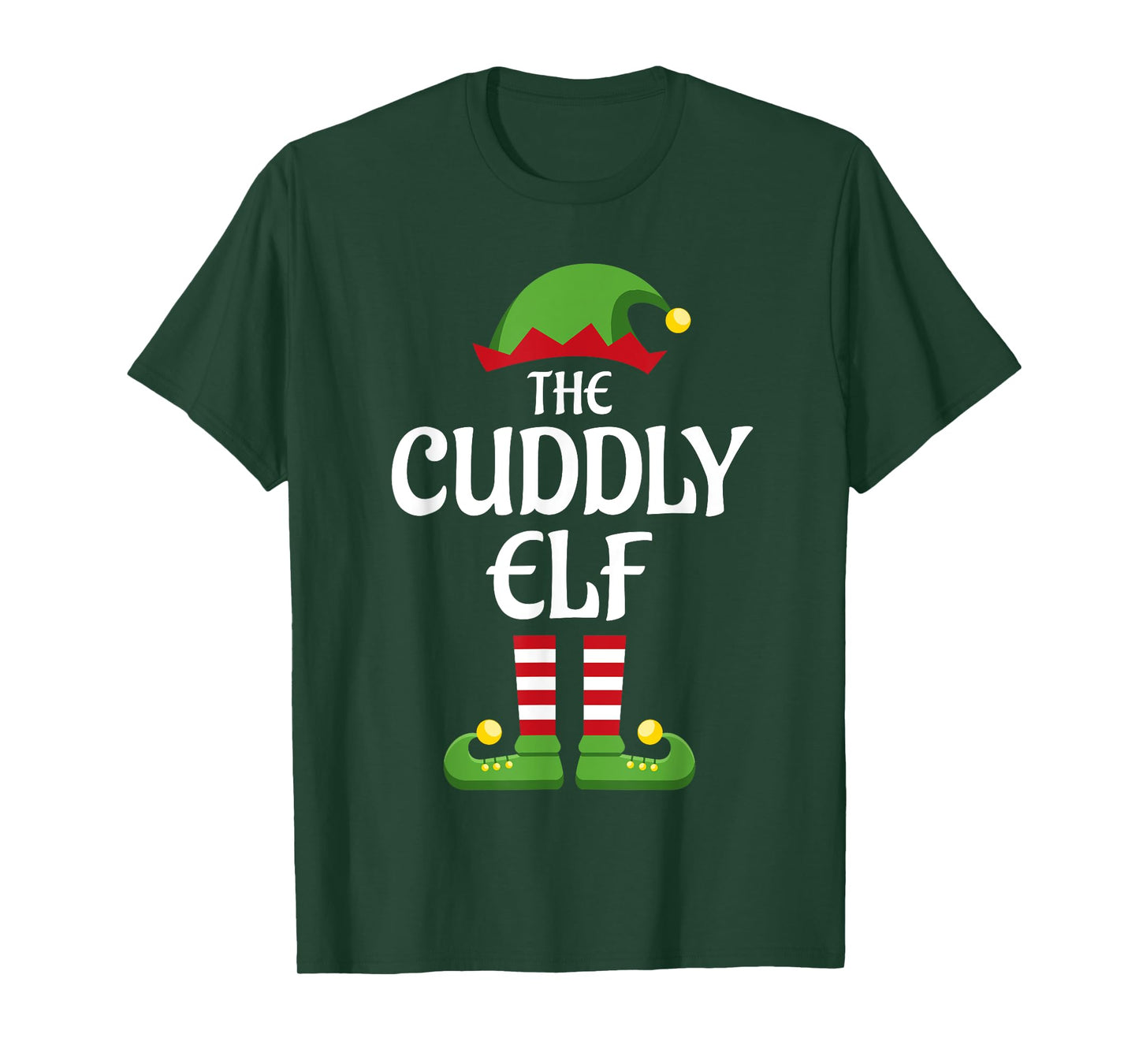 Cuddly Elf Family Matching Group Christmas T-Shirt