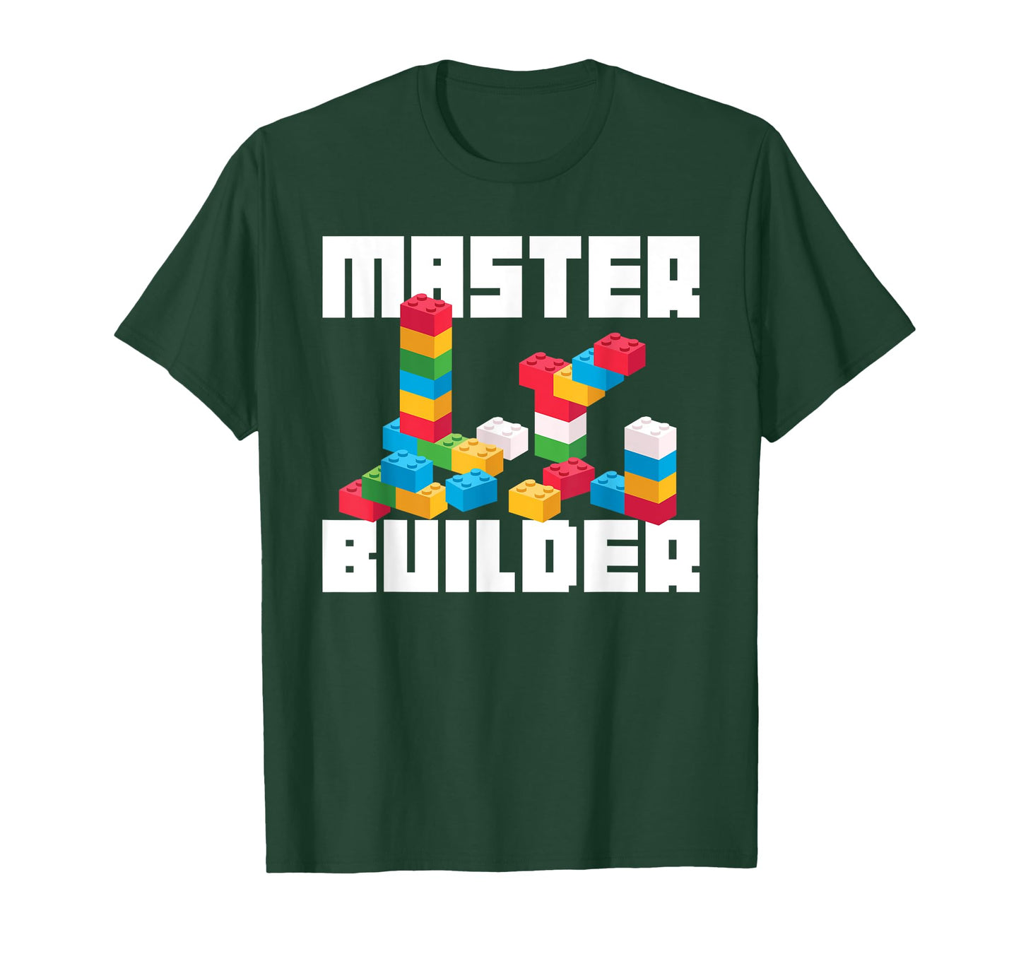Cool Master Builder Funny Building Blocks Gift Men Women T-Shirt