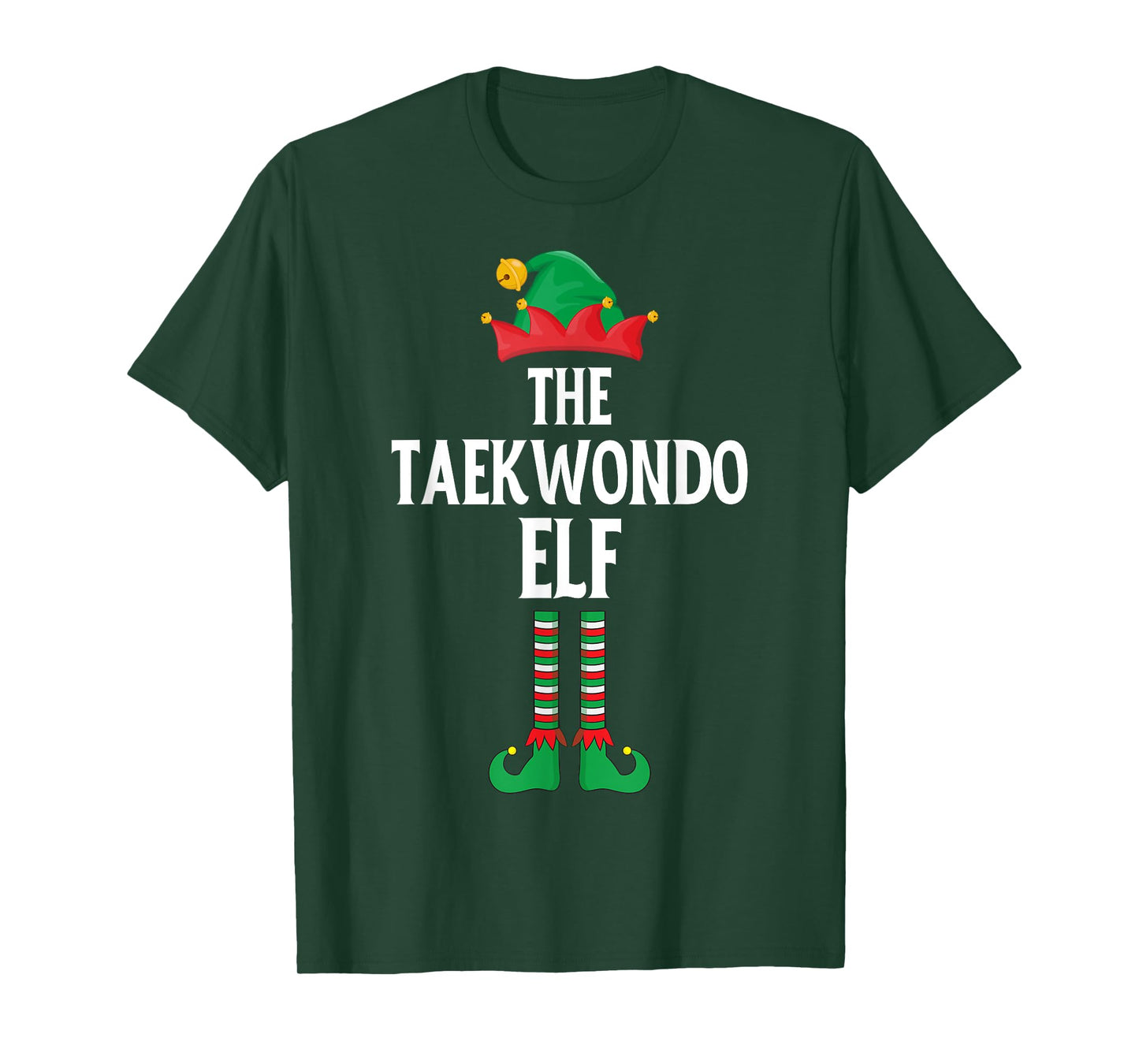 Funny Taekwondo Costume Christmas Santa Xmas T-Shirt
