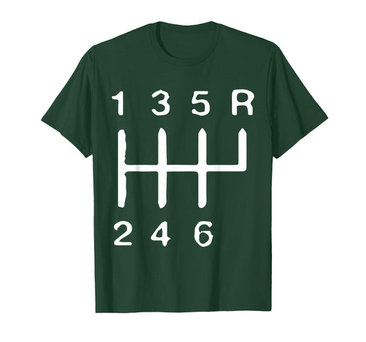 6 SPEED MANUAL GEAR STICK SHIFT TRANSMISION MECHANIC GIFT T-Shirt