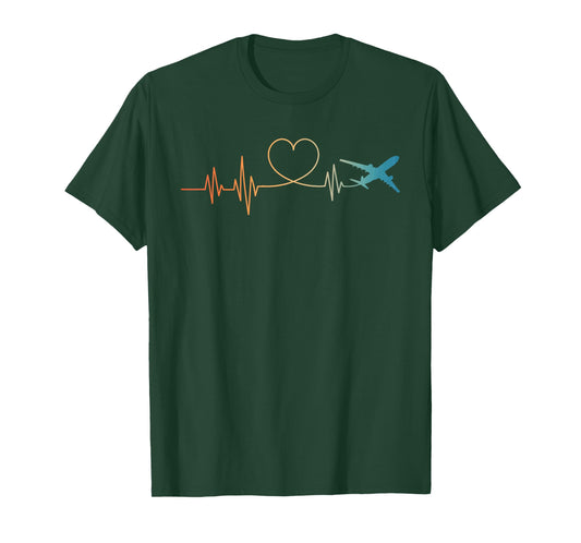 Airplane Art For Men Women Aviation Instructor Airline Pilot T-Shirt