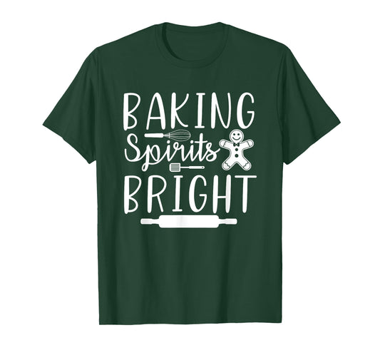 Baking Spirits Bright Holiday Family Matching Christmas T-Shirt