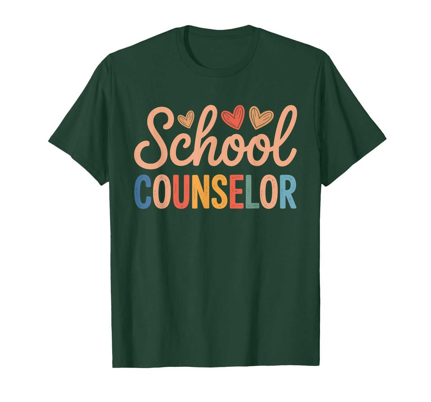 School Counselor Appreciation Back to School Heart Design T-Shirt