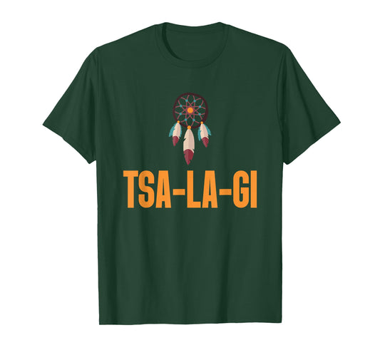 Pride Cherokee Keetoowah Nation Tsi Tsalagi Native American T-Shirt