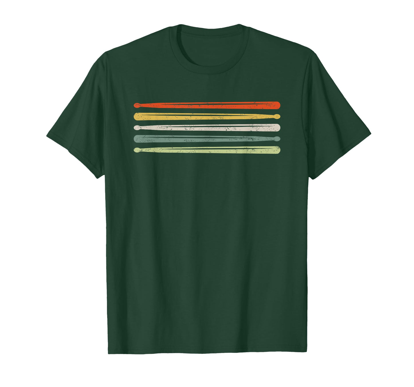 Drummer Drums Drumset Vintage Drum Sticks T-Shirt