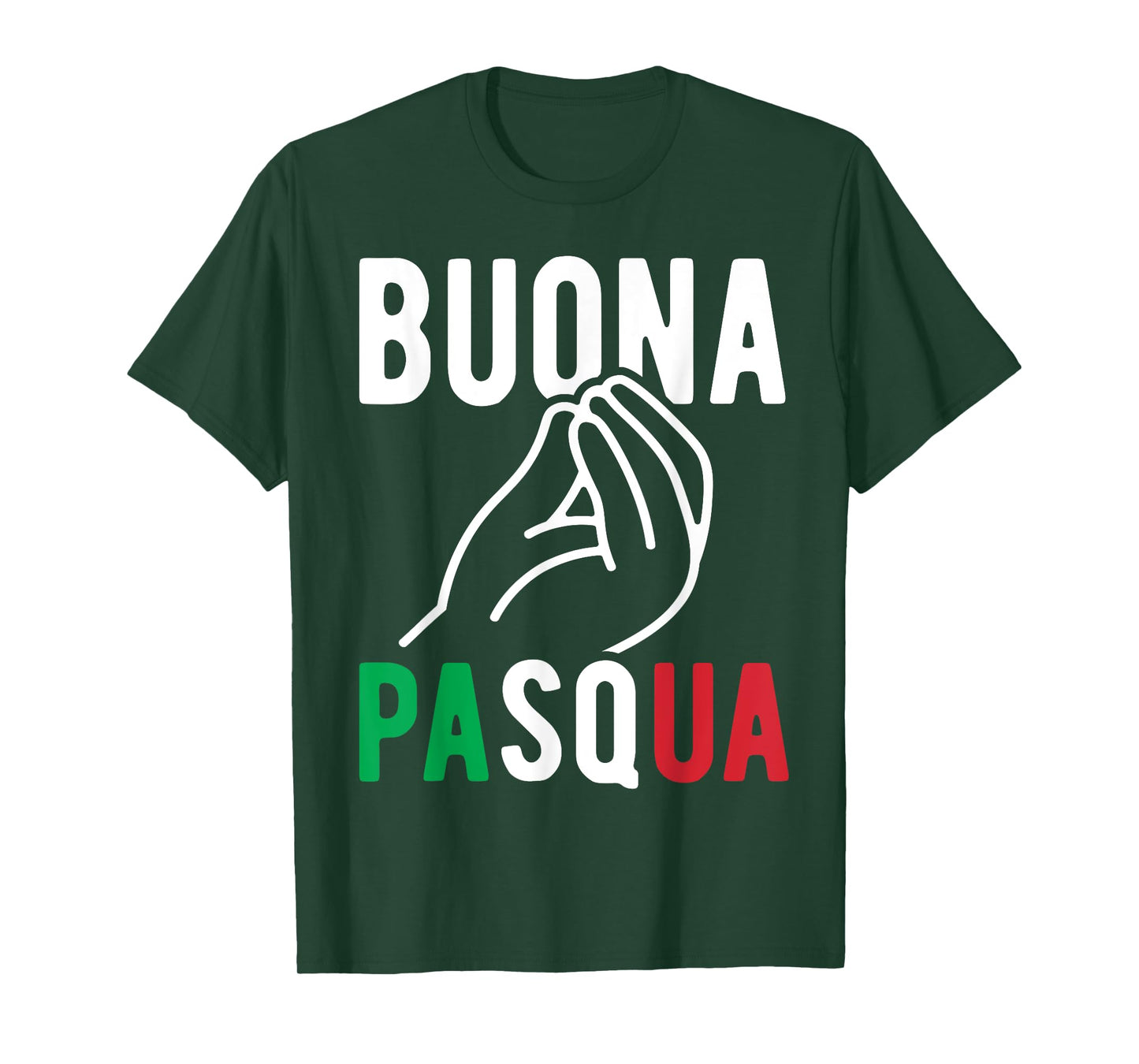 Buona Pasqua Italian Easter Italy Flag Funny Italian Easter T-Shirt