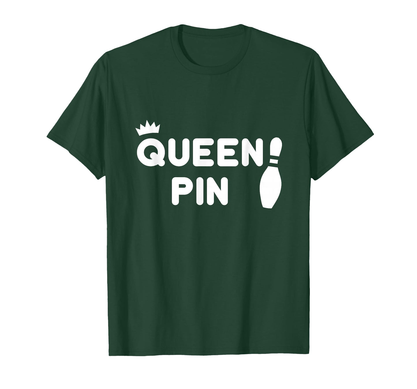 Queen Pin Bowling Shirt, Funny Cute Couples Bowler Gift T-Shirt