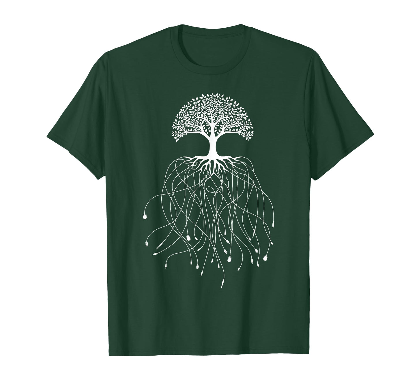 Audio Cable Tree Synth Shirt Synthwave Modular Synthesizer T-Shirt