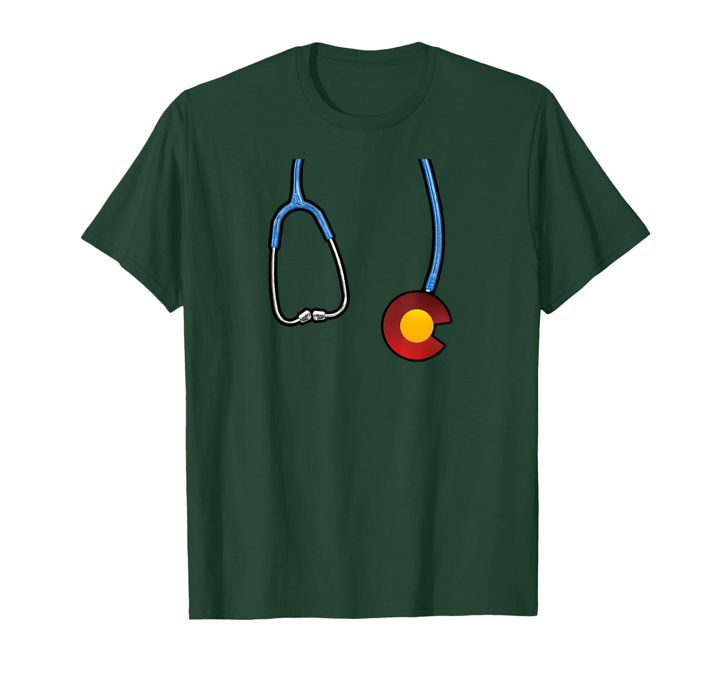 Colorado Flag Inspired Shirt for Nurse or Doctor