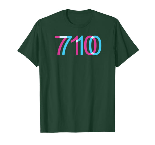 710 Oil Dabbing 420 Trippy Glitch T-Shirt