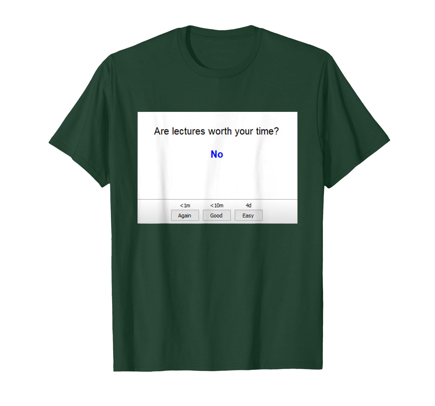 Are Lectures Worth Your Time Anki Funny Medical School T-Shirt