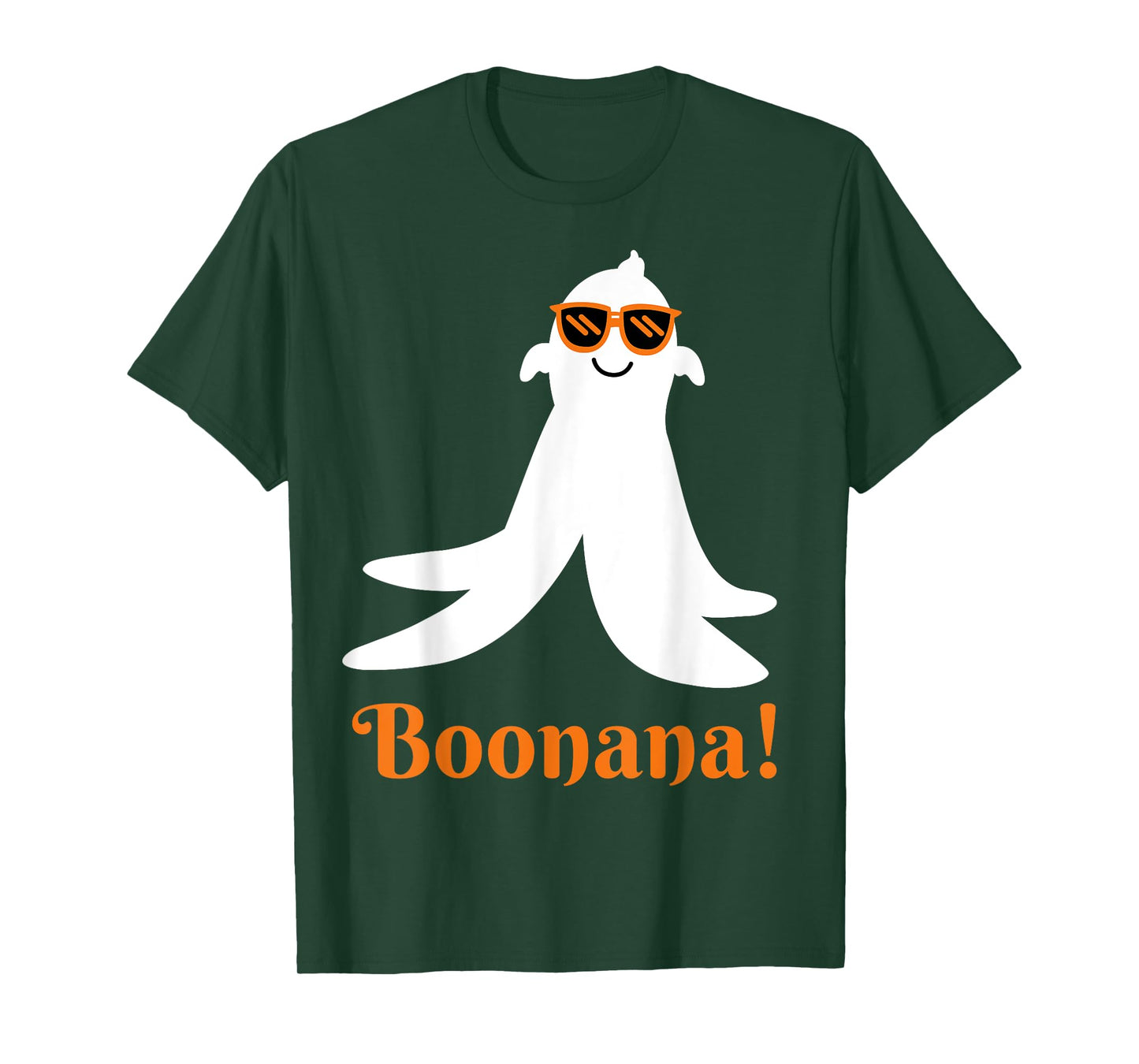 Boonana Boo-Nana Funny Halloween Costume Ghost Banana Puns T-Shirt