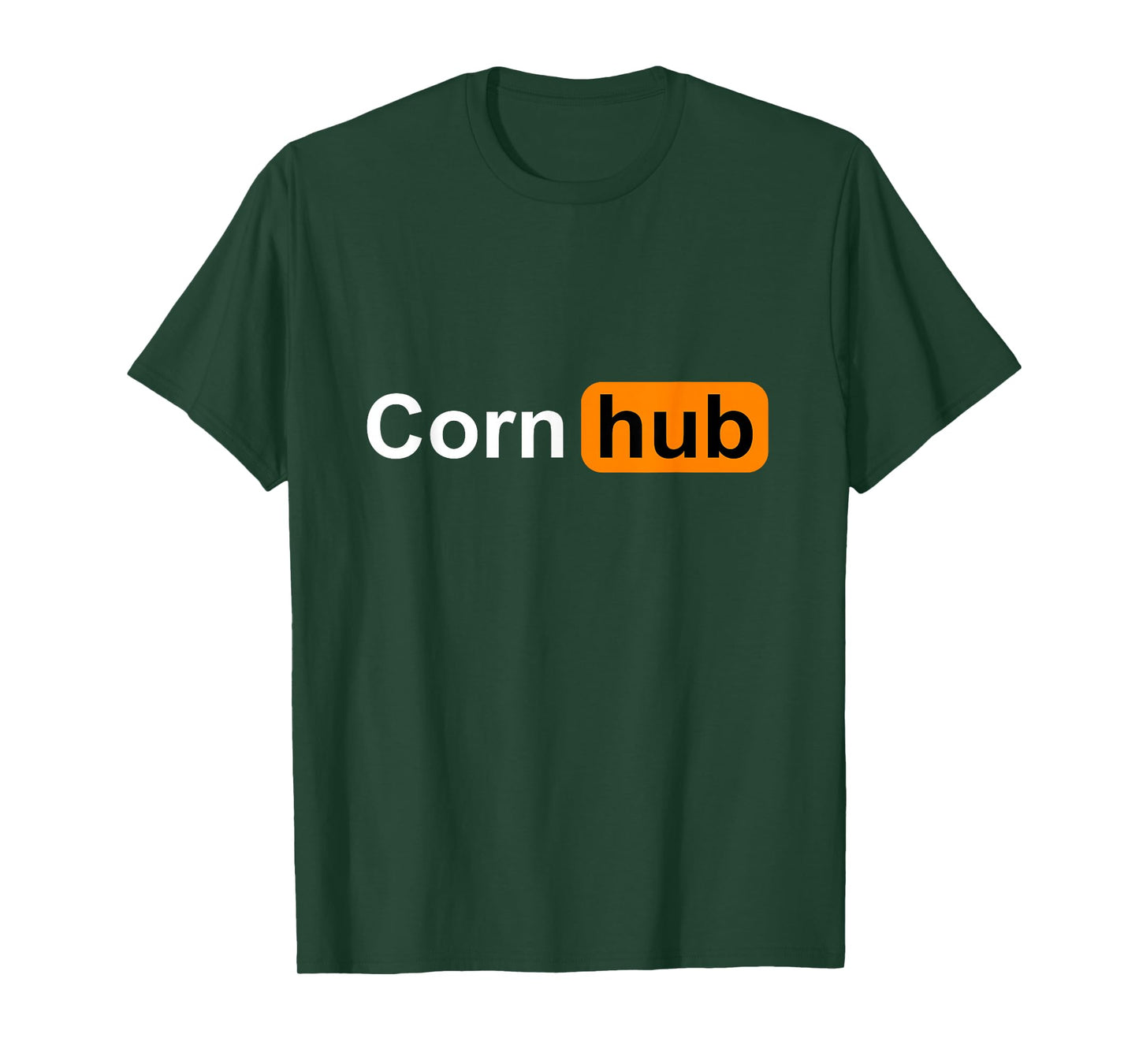 Corn Hub Funny Farmers Farming Sarcastic Adult Humor Joke T-Shirt