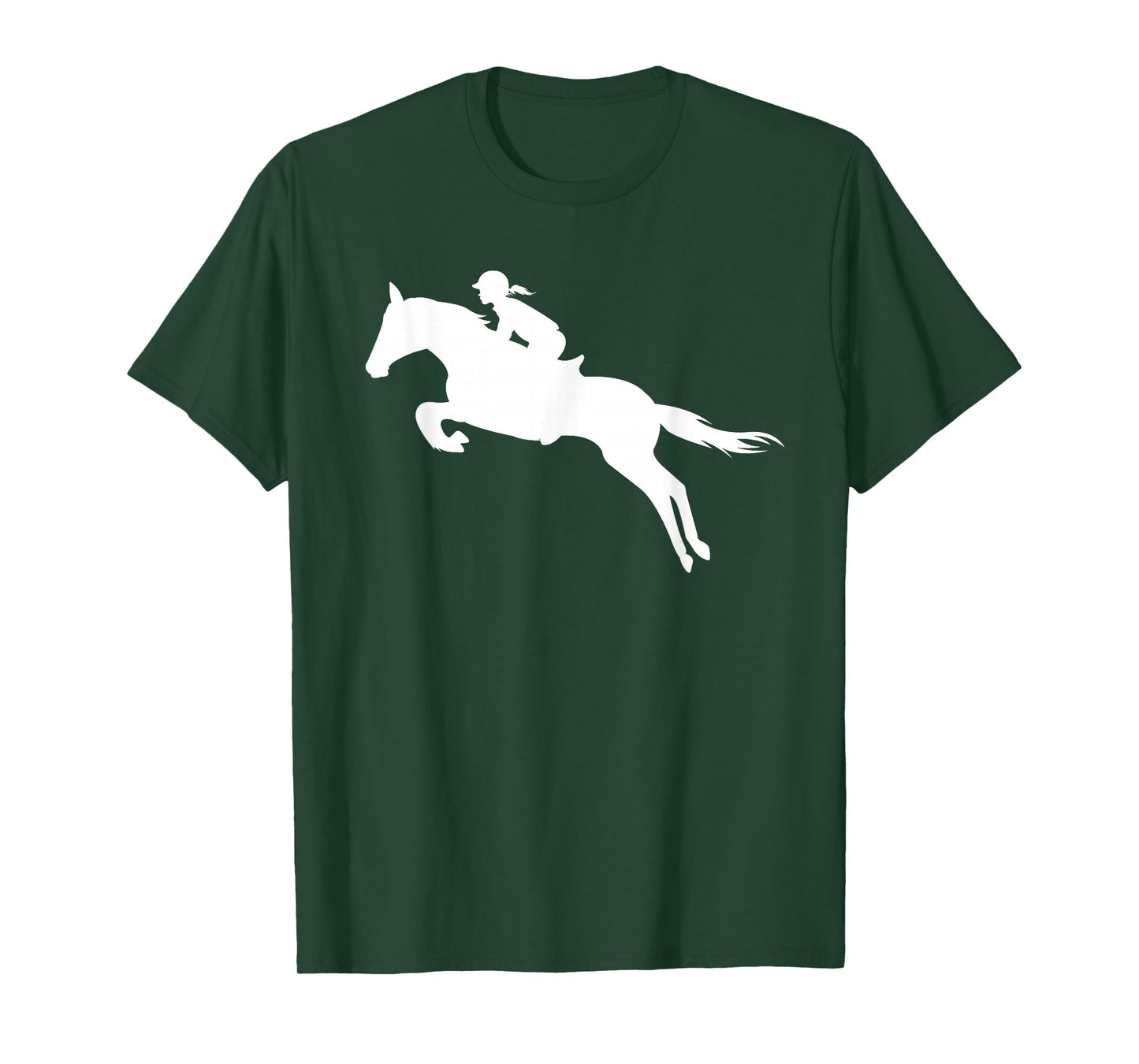 Cute English Riding Hunter Jumper Girl Riding Horse Tee Gift T-Shirt