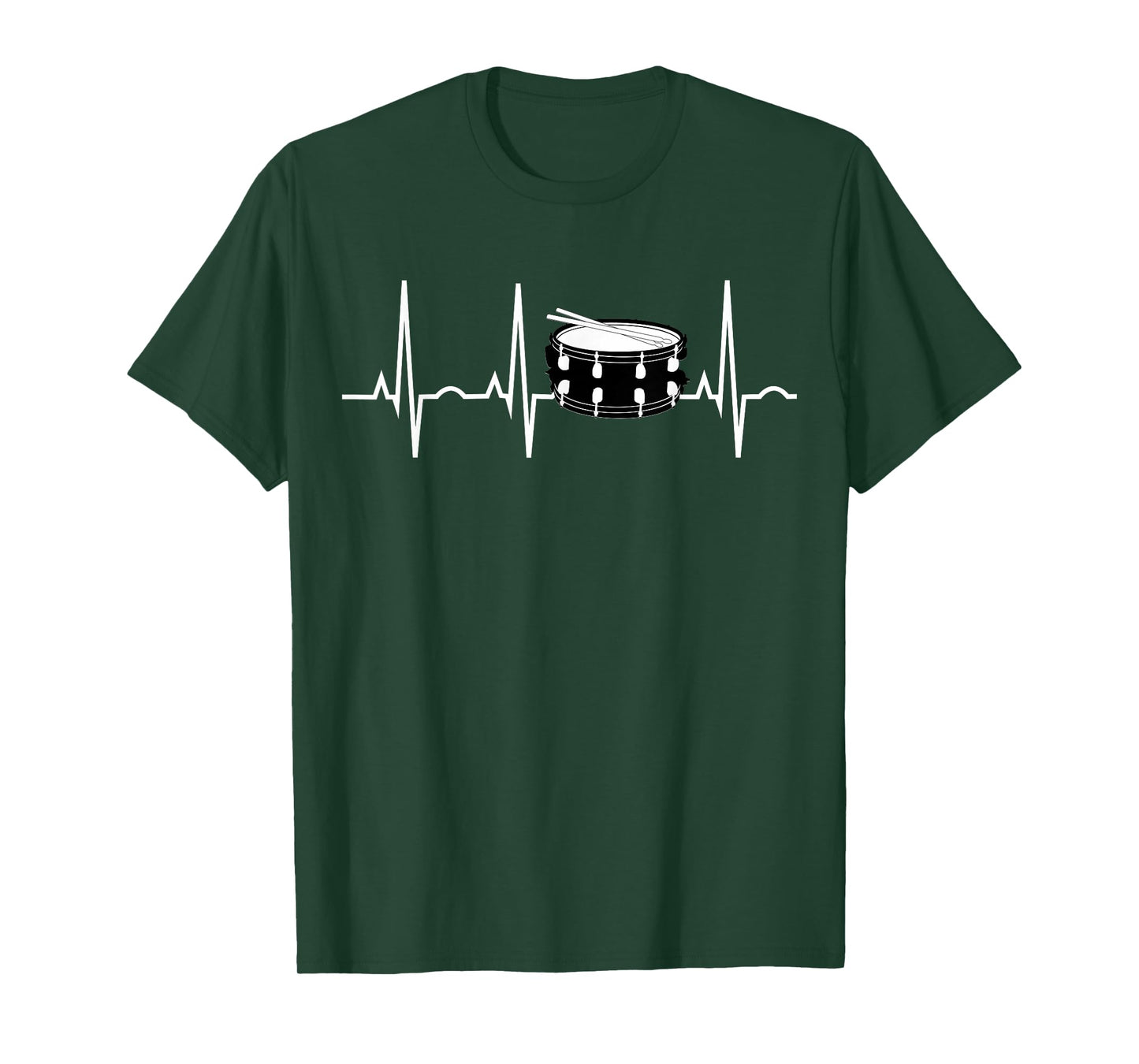 Snare Drum Heartbeat Shirt - Best Drummer Gift Tee T-Shirt