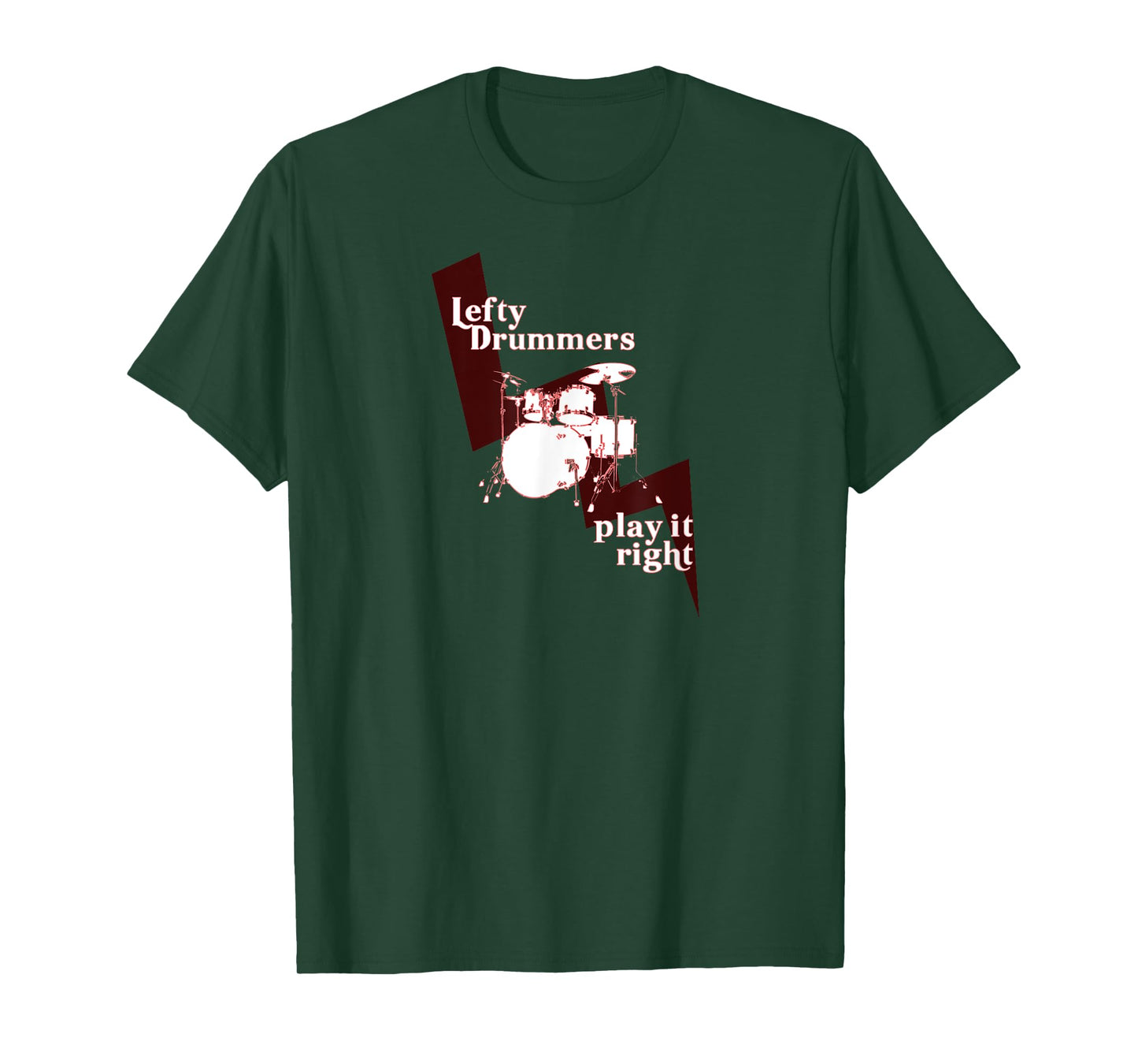 Lefty Drummers Play it Right T-Shirt