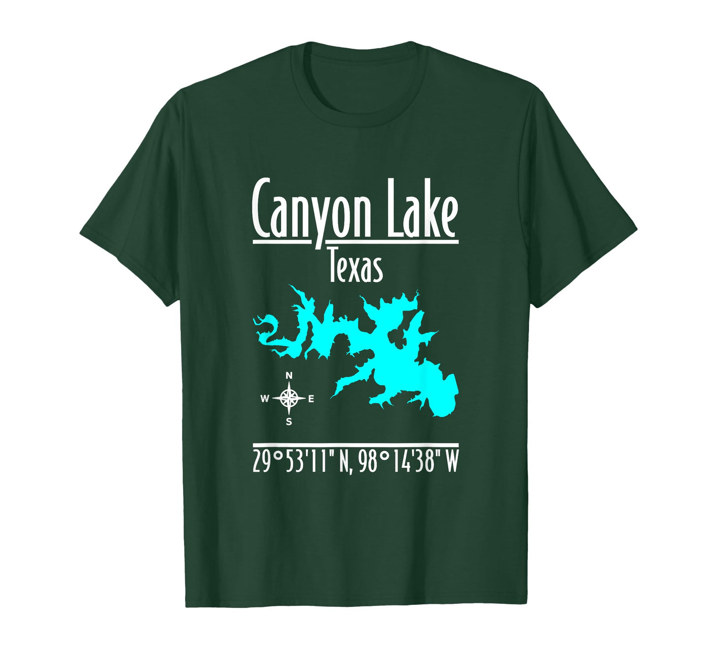 Modern Canyon Lake - Texas T-Shirt