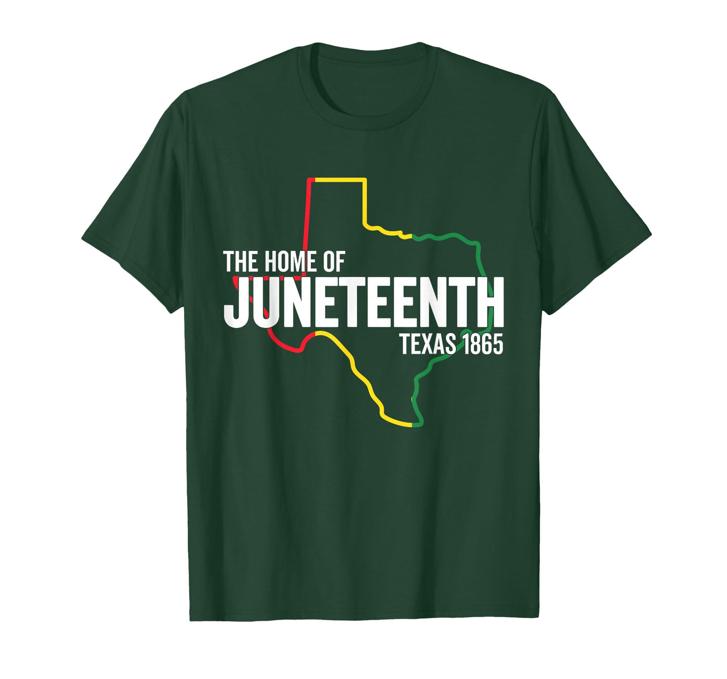 Texas The Home Of Juneteenth 1865 TX Black Freedom Slavery T-Shirt
