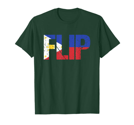 Flip Philippines Pinoy Pinay Filipino Filipina T-Shirt