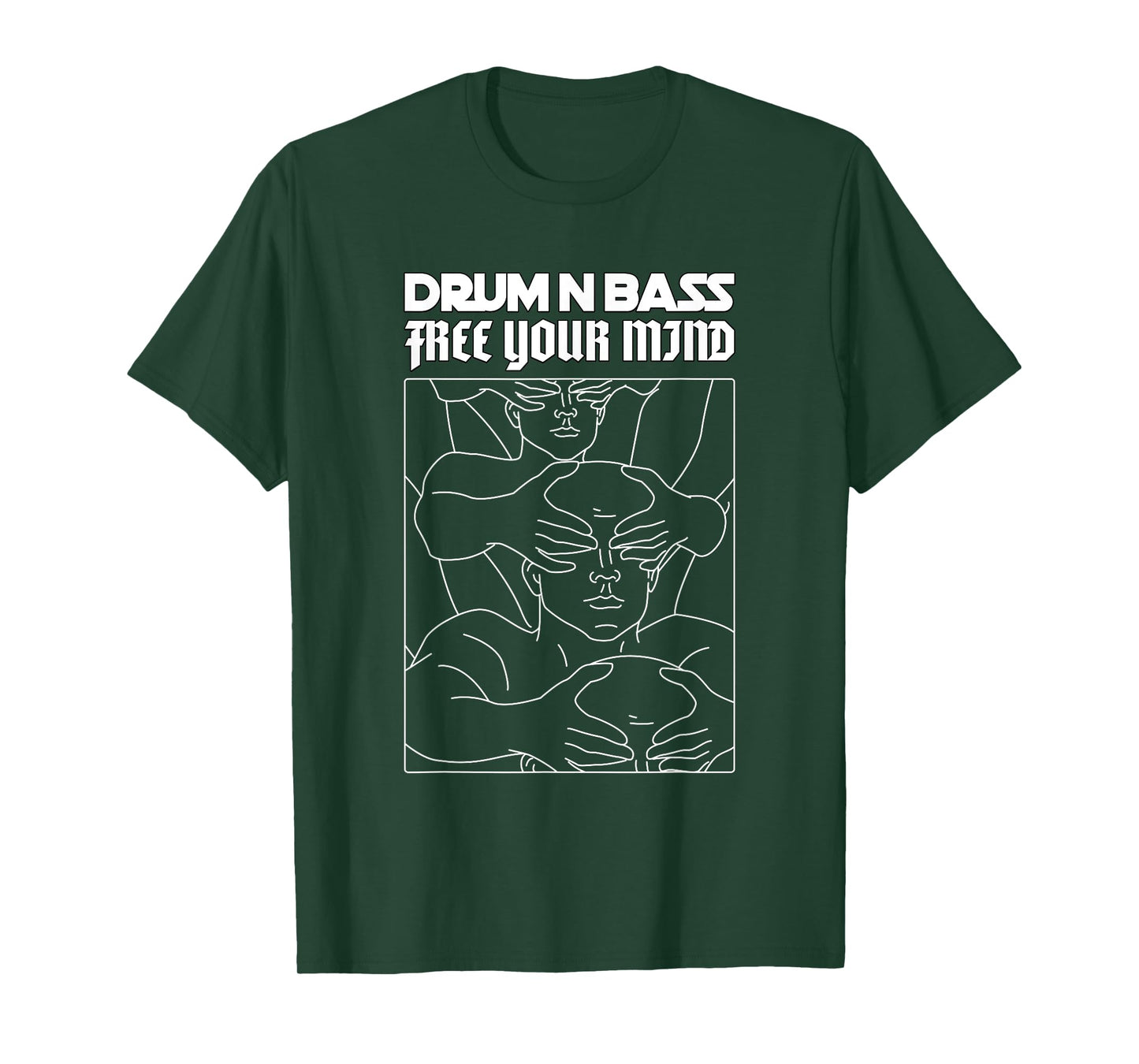 Drum N Bass Mind Liquid Music EDM Drum And Bass T-Shirt