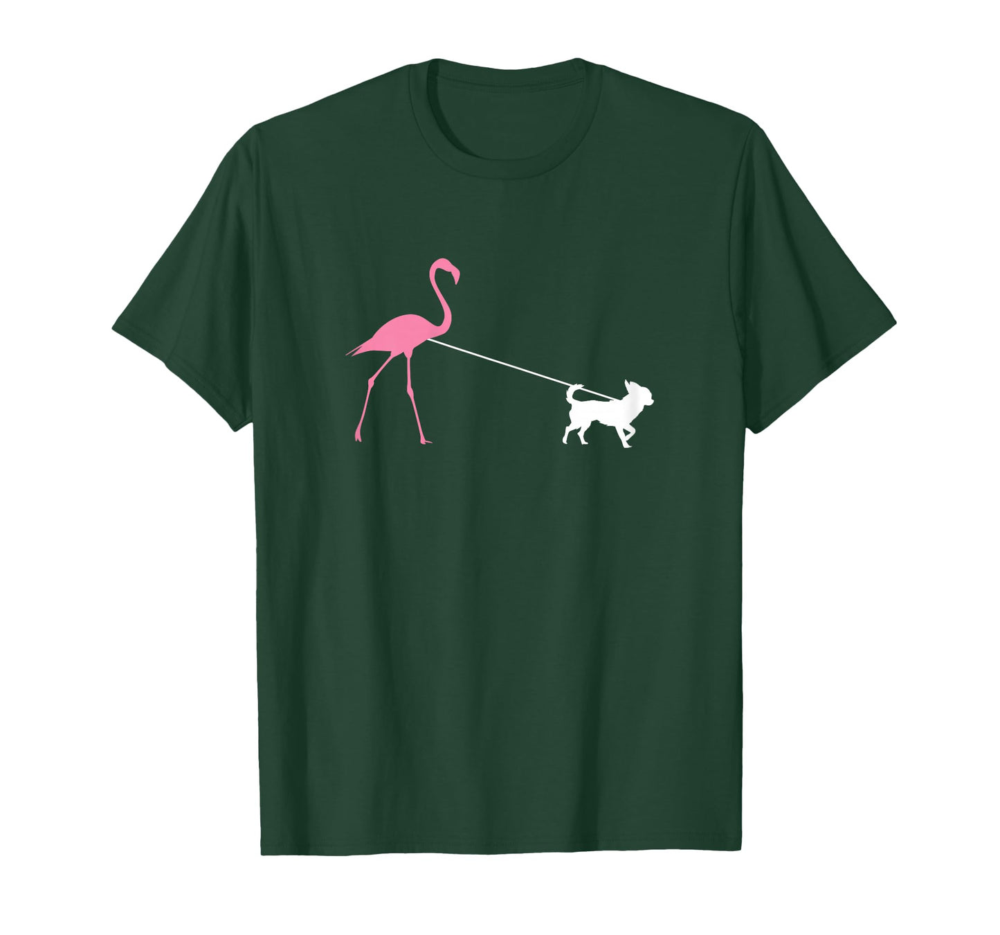 Chihuahua Lover for Dog Mum, Cute Flamingo T-Shirt