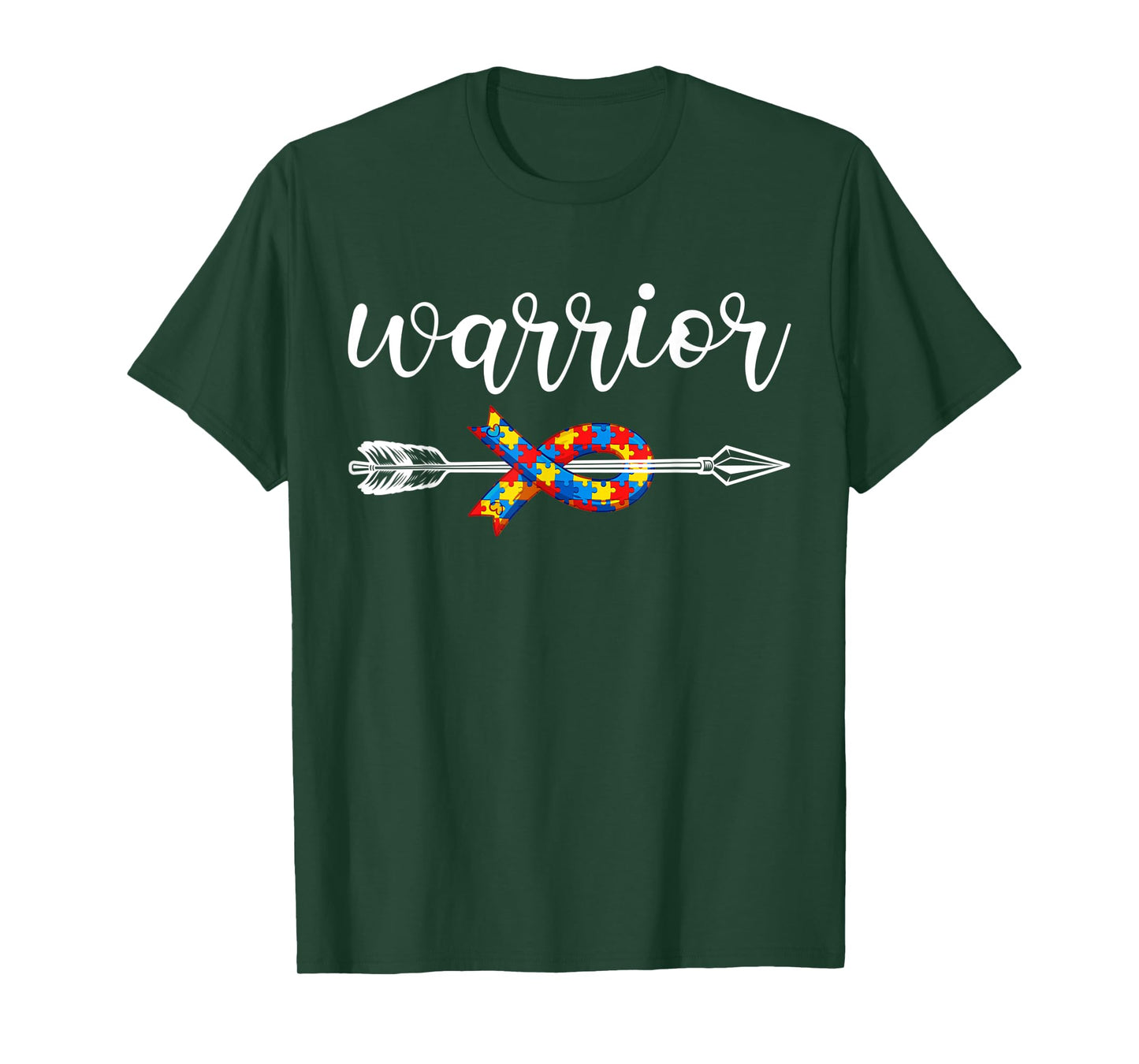 Autism Awareness Women Men Kids Autism Warrior Autistic ASD T-Shirt