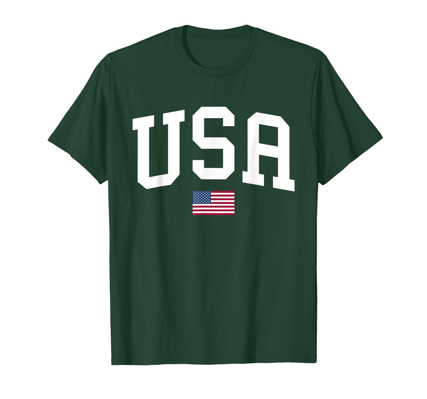 USA T Shirt Women Men Kids Patriotic American Flag July 4th T-Shirt