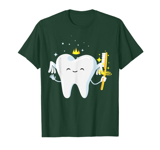 Cute Tooth Fairy Gift | Funny Dental Hygienist Fantasy Folk T-Shirt