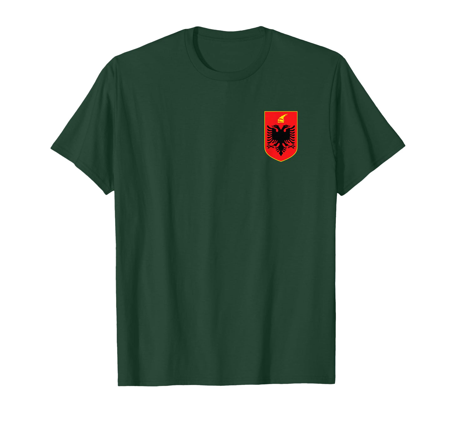 Albania Flag Shirt Red & Black Albanian Eagle T-Shirt