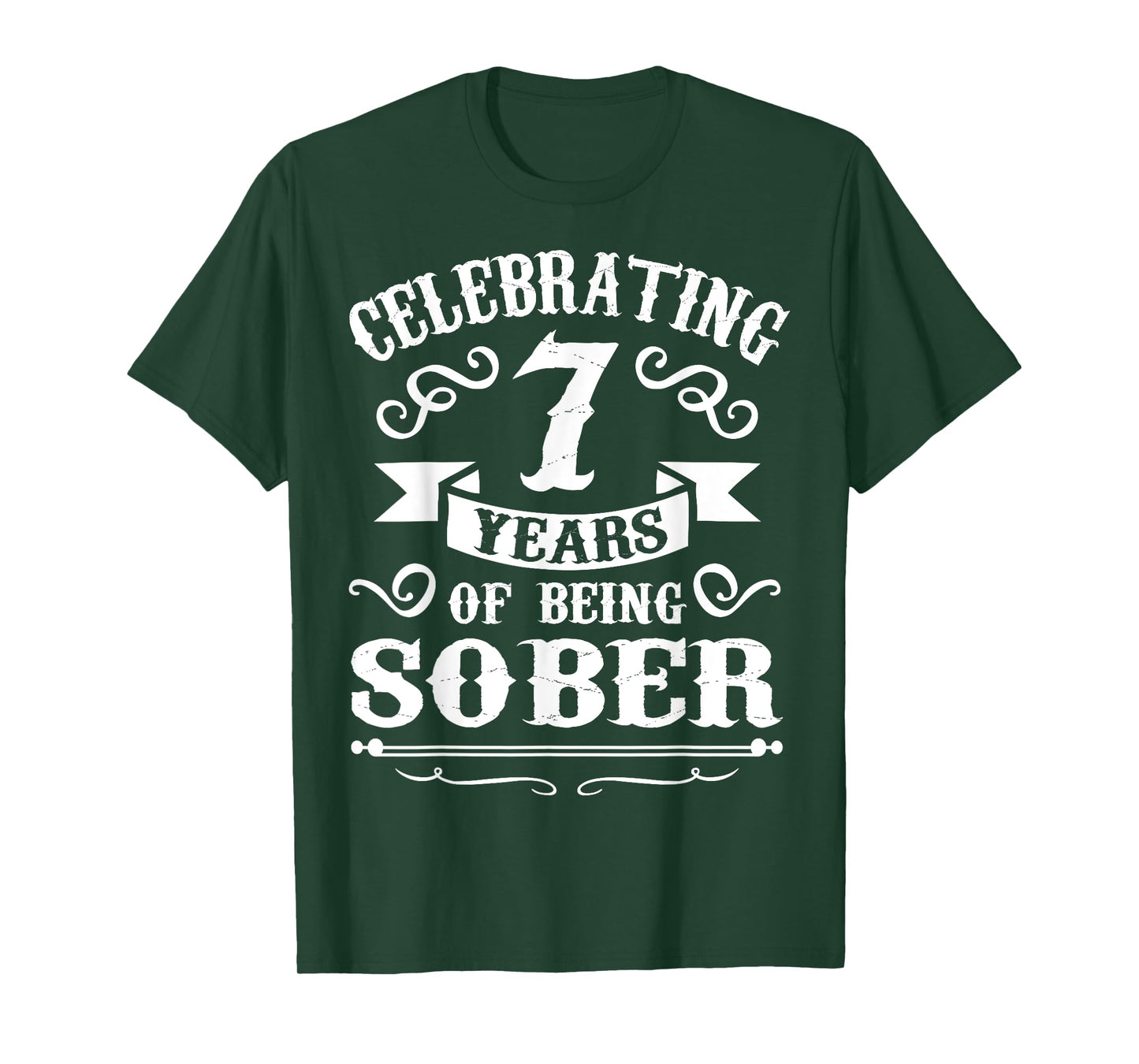 7Years Sober Sobriety Gift T-Shirt