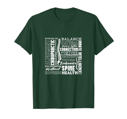 Chiropractor Chiropractic Spine Alignment Health T-Shirt