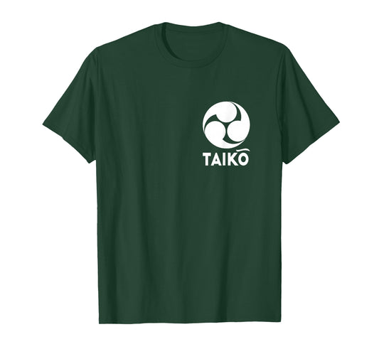 TAIKO DRUMMING WHITE MITSUDOMOE PRACTICE GIFT T-Shirt