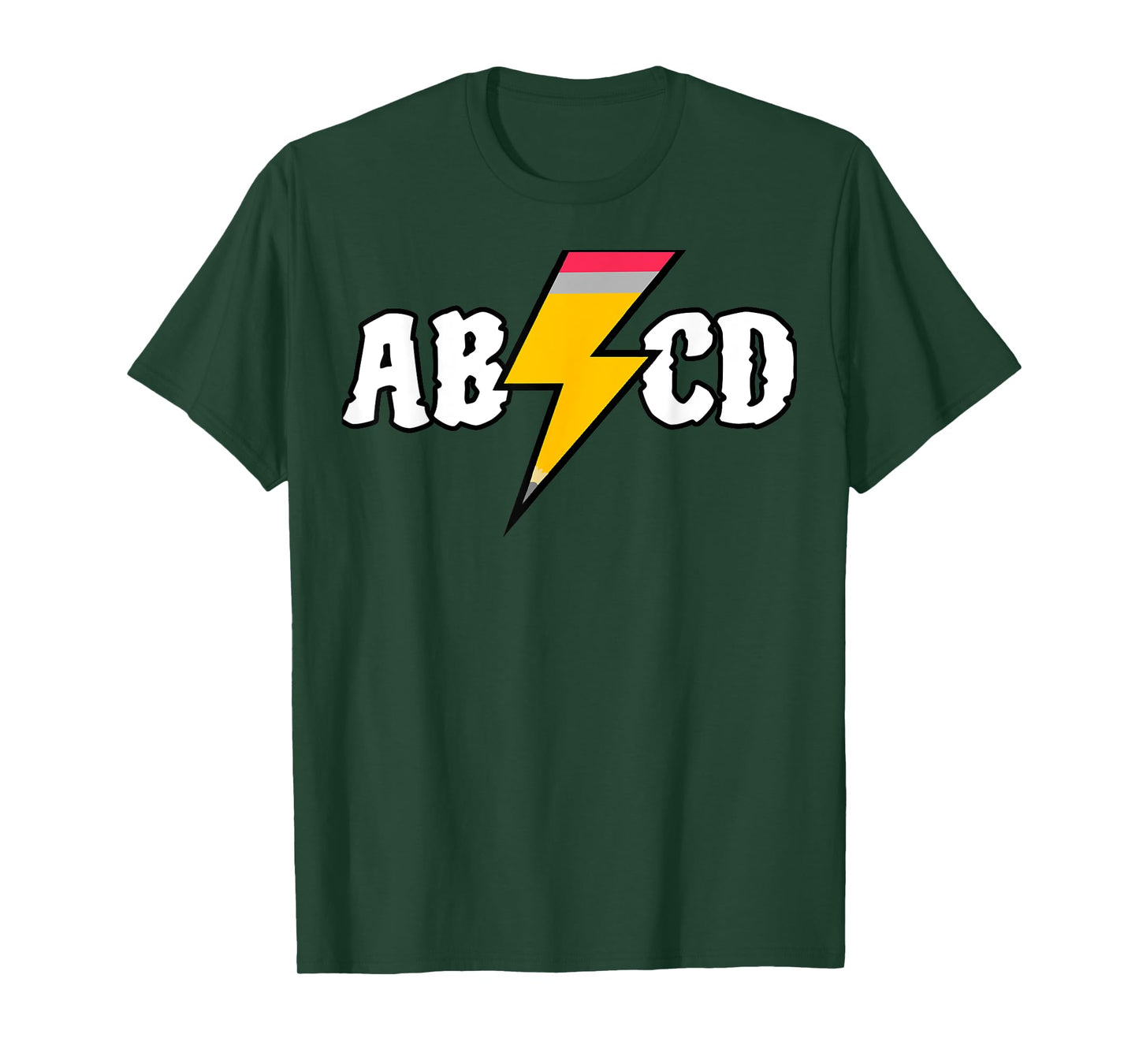 Back To School Pencil Alphabet Letters Student & Teacher Men Women Girls Kids T-Shirt