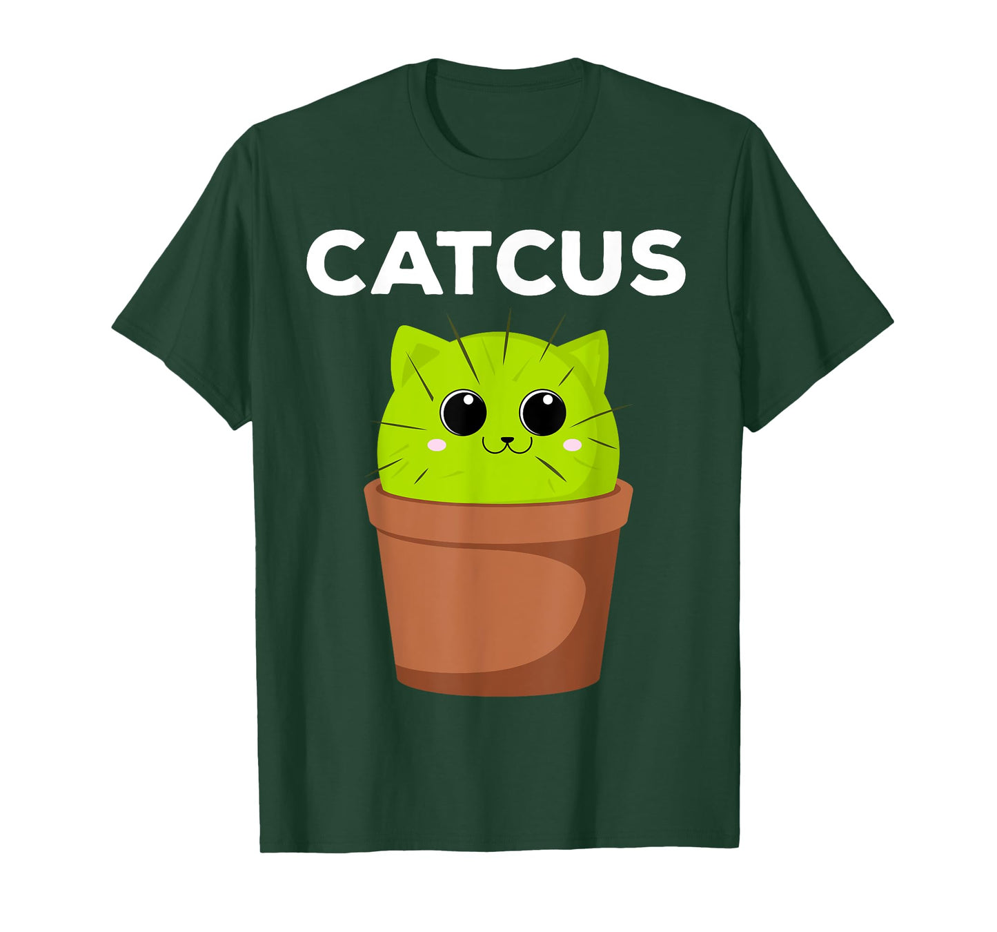 Catcus Funny Cat Pun Gift for Cat Moms Cactus T-Shirt