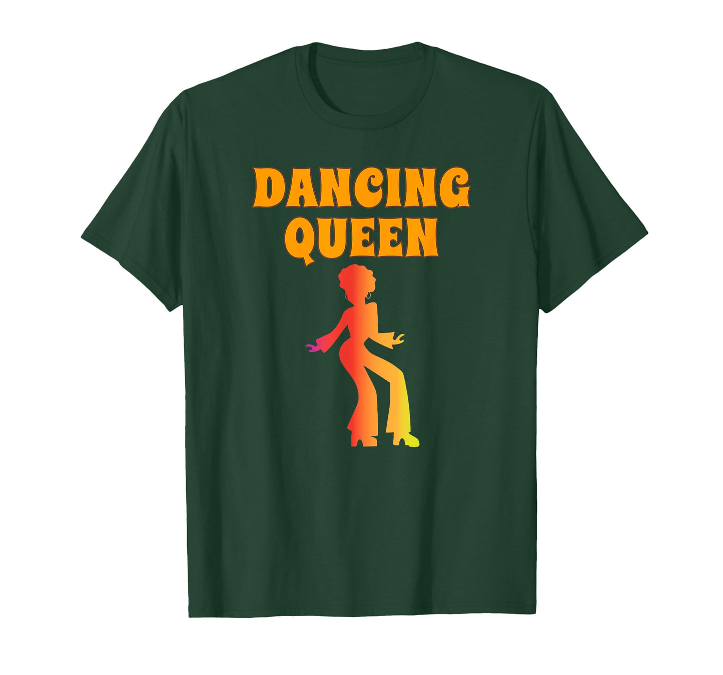 Dancing Queen Girl Gift Her Vintage 1970's Retro 70s T-Shirt T-Shirt