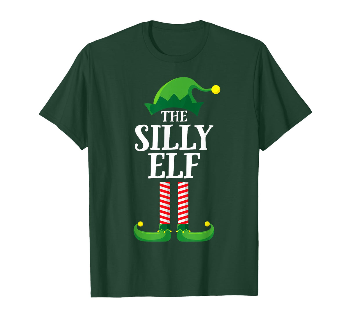 Silly Elf Matching Family Group Christmas Party Pyjamas T-Shirt