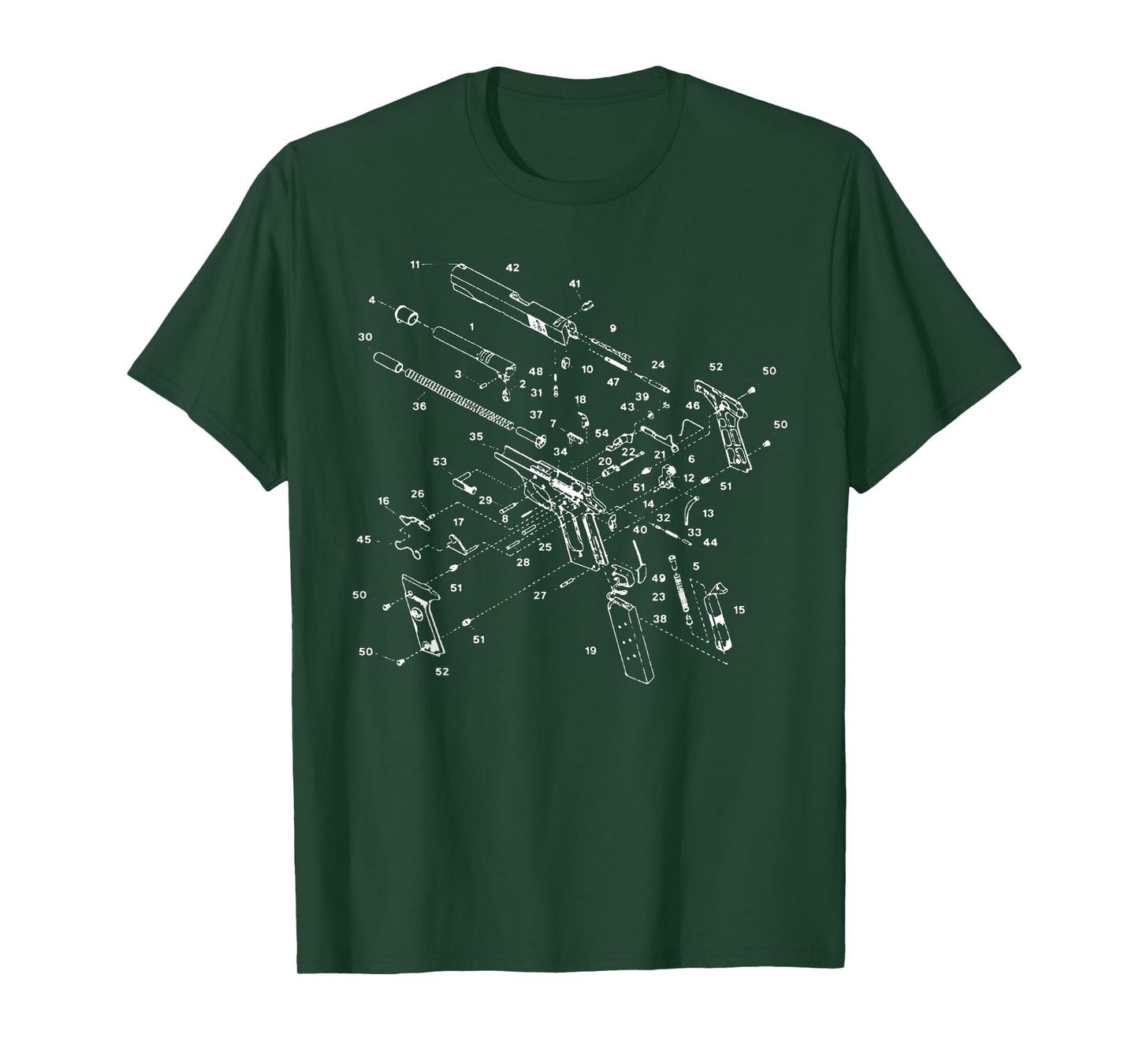 1911 Schematic Diagram T-Shirt