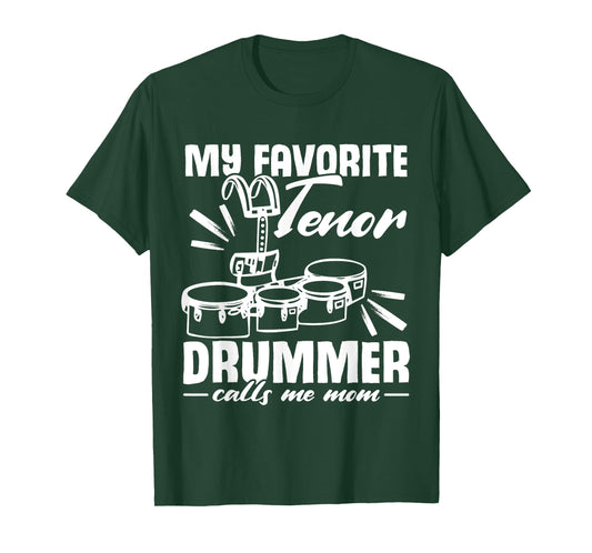 Marching Band | Quad Drum | Funny Tenor Drummer T-Shirt