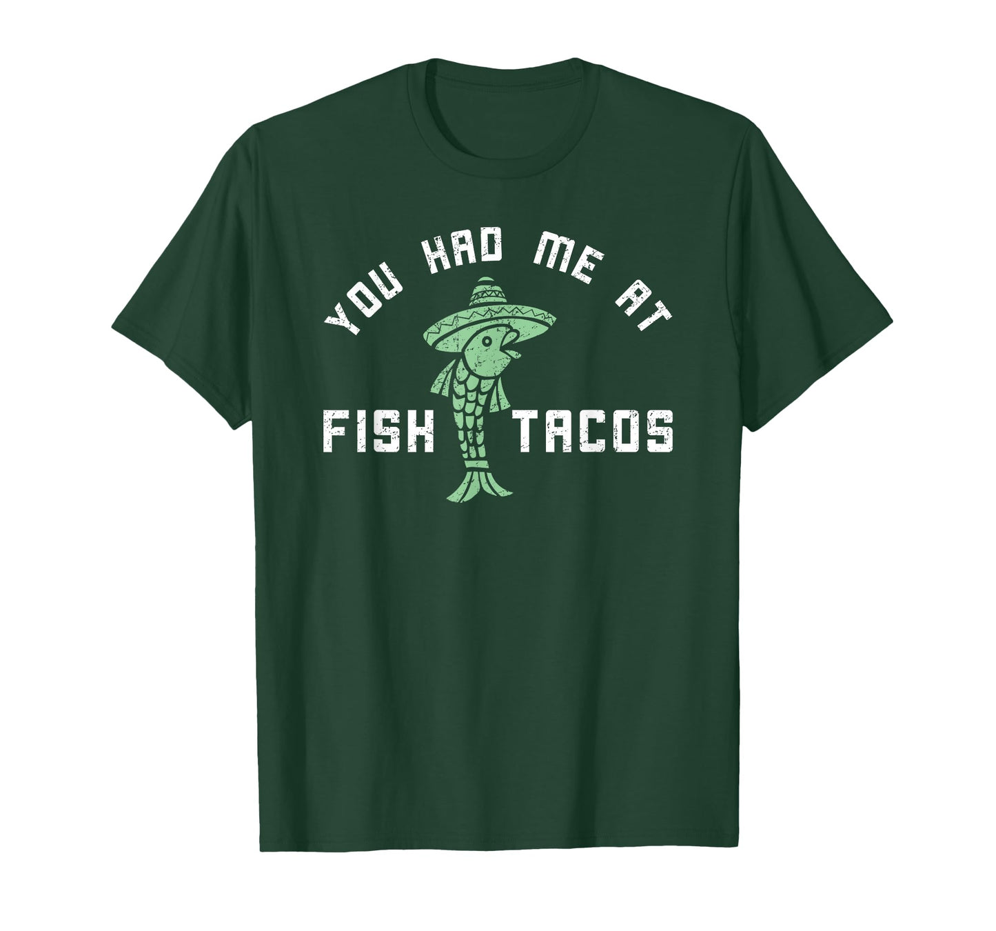 Funny Fish Tacos t-shirt | Retro Food Lover Humor tee T-Shirt