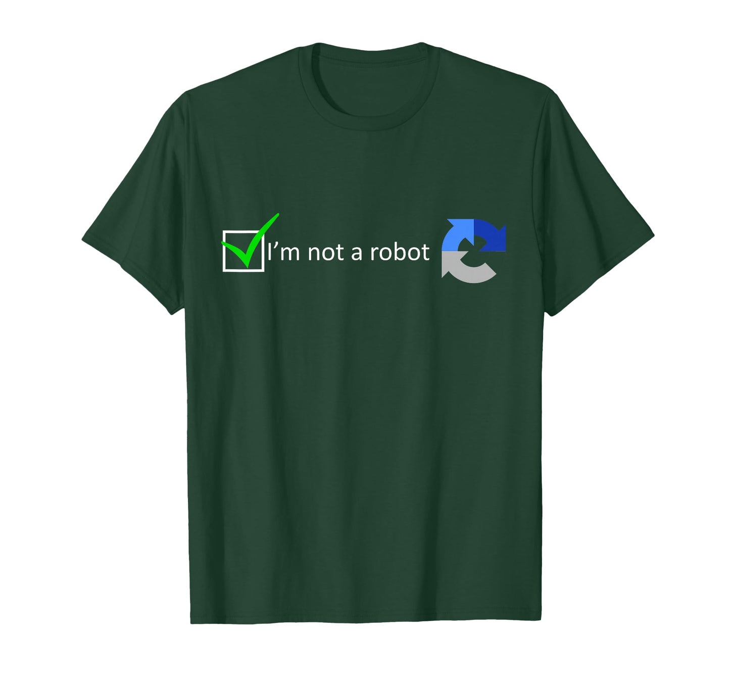 Funny Nerdy I'm not a Robot Test Computer Geek Gift T-Shirt