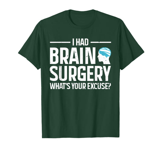 Cool Brain Surgery For Men Women Kids Get Well Soon Recovery T-Shirt