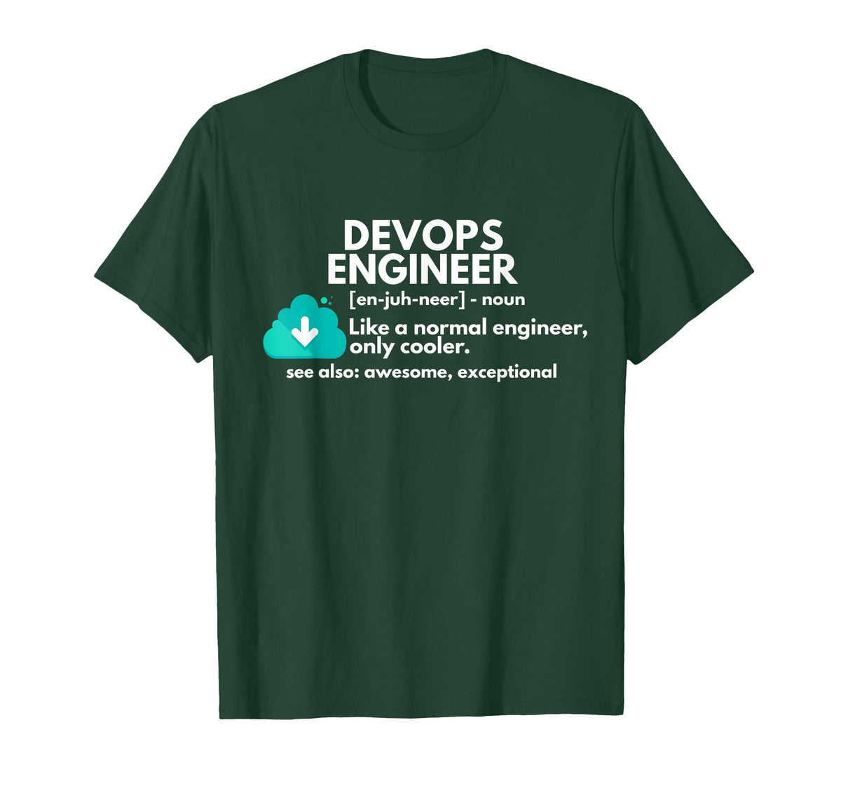 DevOps Engineer Definition Funny Engineering T-Shirt