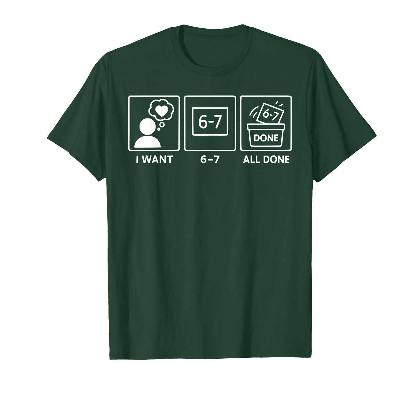 Funny 67 SPED Teacher AAC Speech Therapy SLPs ABA 6 7 Meme T-Shirt