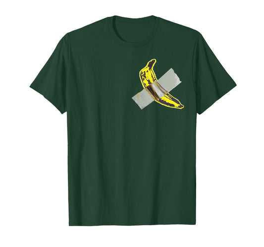 Banana Duct Taped To Wall 100K Because Basel Miami Art T-Shirt