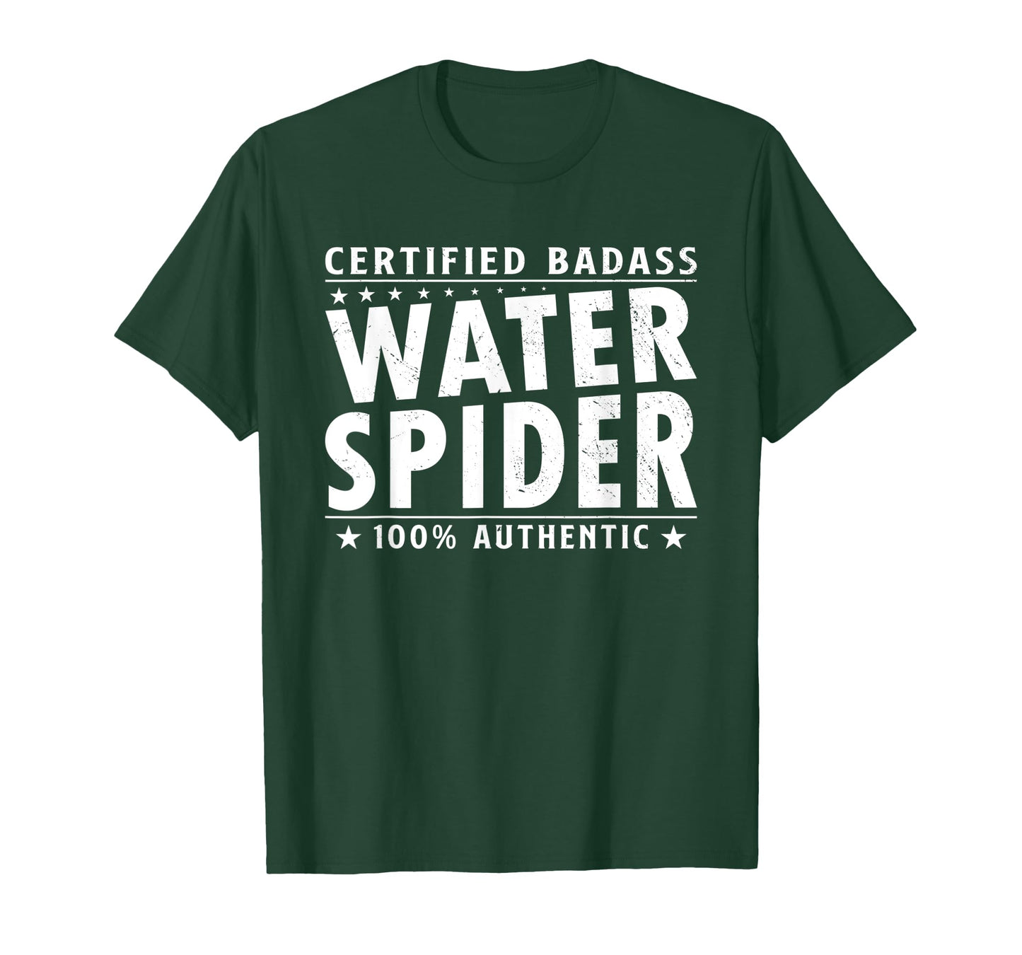 Certified Badass Water Spider Halloween Spider Lover T-Shirt