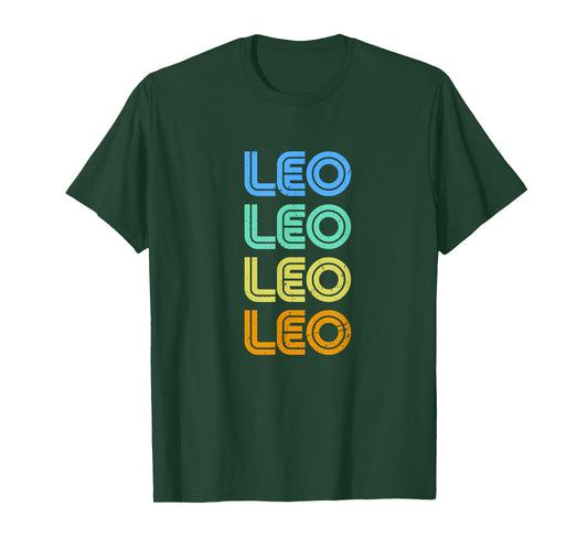 Leo Vintage Retro Zodiac Sign Leo Constellation & Astrology T-Shirt
