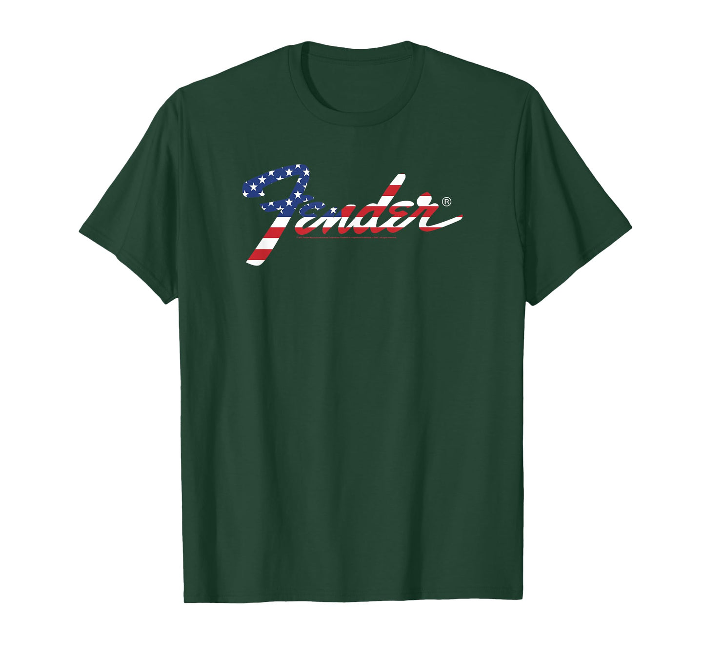 Fender American Flag Fill Logo T-Shirt