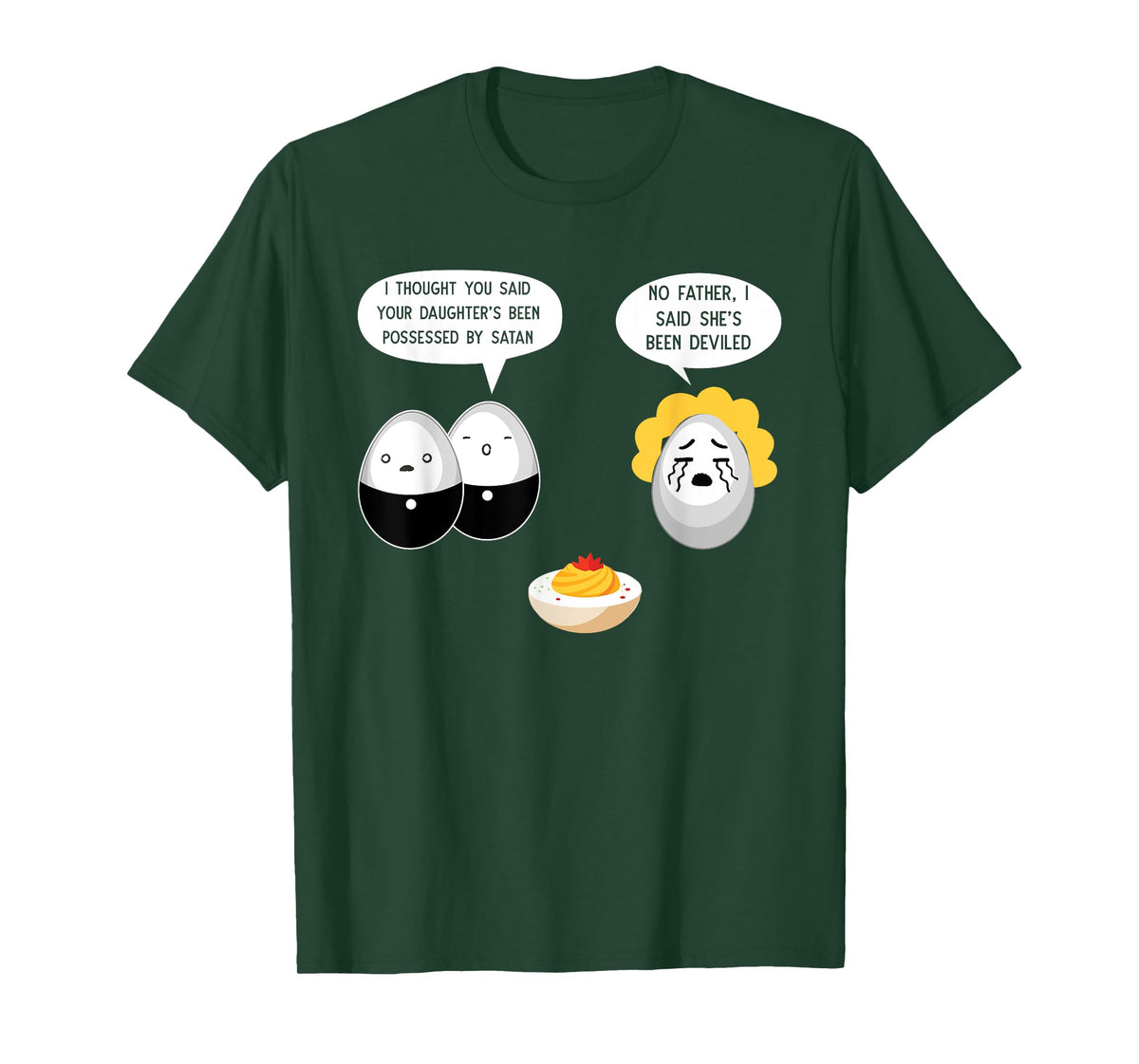 Deviled Eggs Lover Thanksgiving Food Server Deviled Eggs T-Shirt