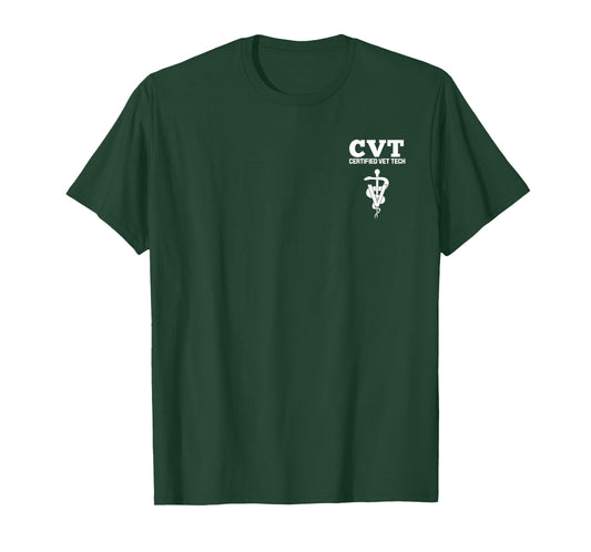 Certified Vet Tech Veterinary Medicine CVT Uniform T-Shirt T-Shirt